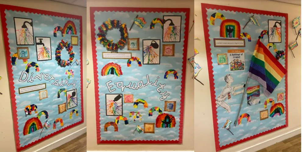 St Margaret’s Art Project celebrating diversity in school! 